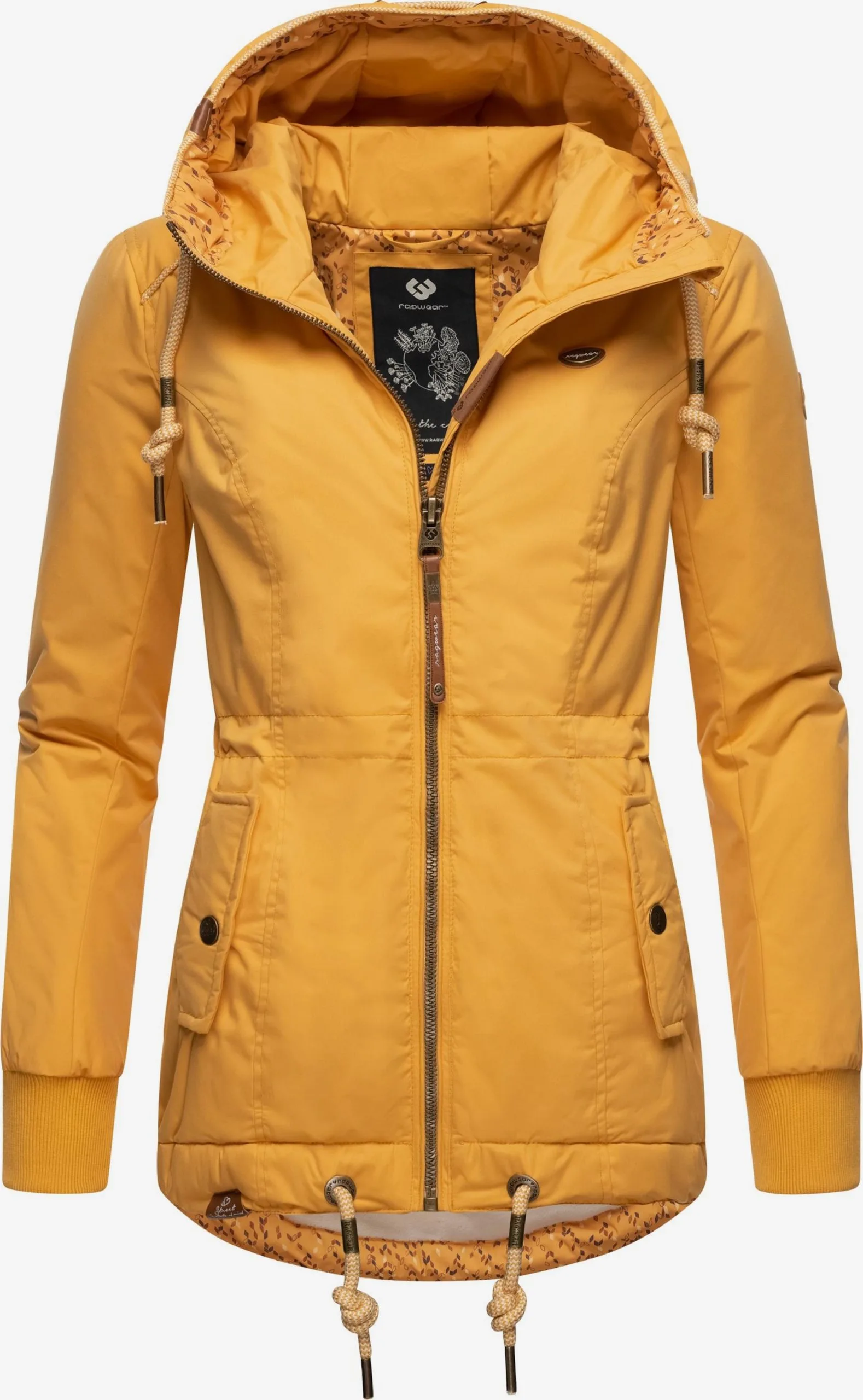 Ragwear Outdoor Jassen Functionele Jas Danka Dames Honing 1 Ragwear Outdoor Jassen Functionele Jas Danka Dames Honing