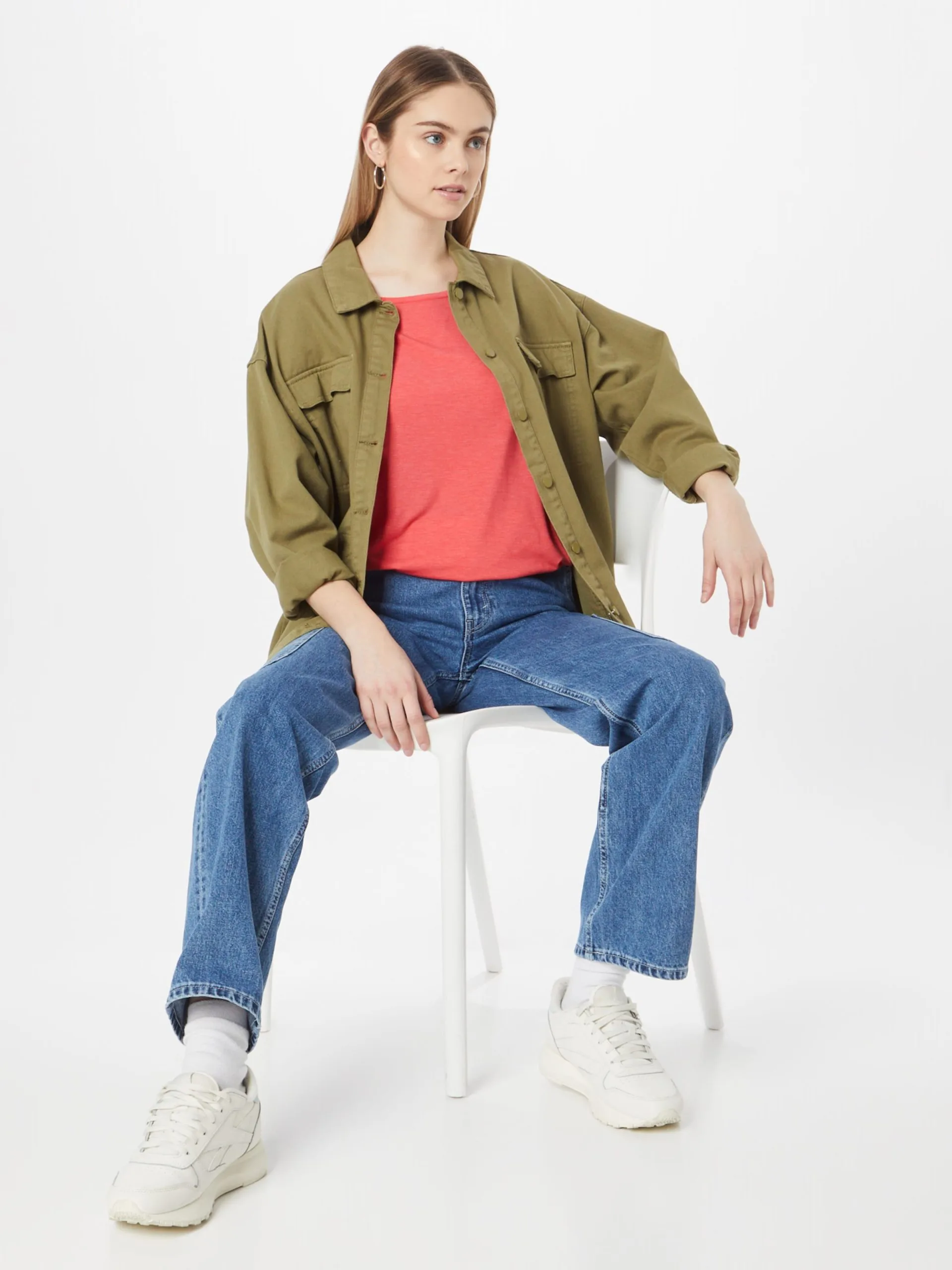 Ragwear T-shirts Shirt NICKA Dames Watermeloen Rood 5 Ragwear T-shirts Shirt NICKA Dames Watermeloen Rood - Afbeelding 5