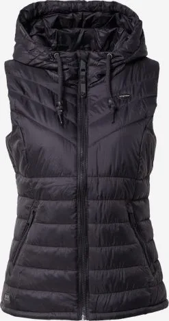 Ragwear Bodywarmers Bodywarmer LUCINDA Dames Zwart