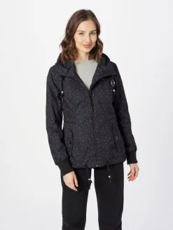 Ragwear Tussenjassen Tussenjas DANKKA Dames Zwart -Ragwear Verkoopwinkel d6c9226262361ebab9f4e26af94be96a