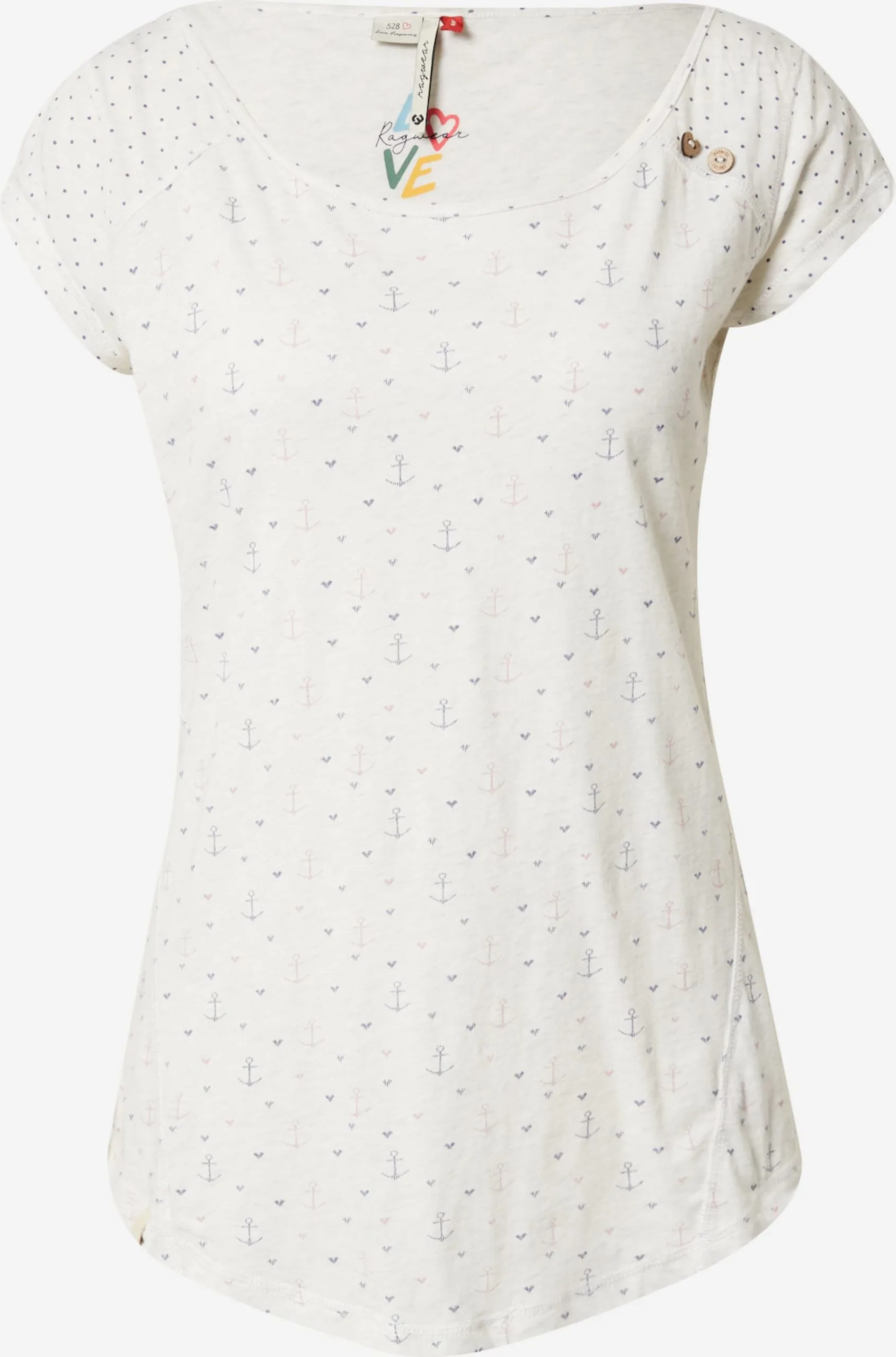 Ragwear T-shirts Shirt ROSANNE Dames Wit 1 Ragwear T-shirts Shirt ROSANNE Dames Wit