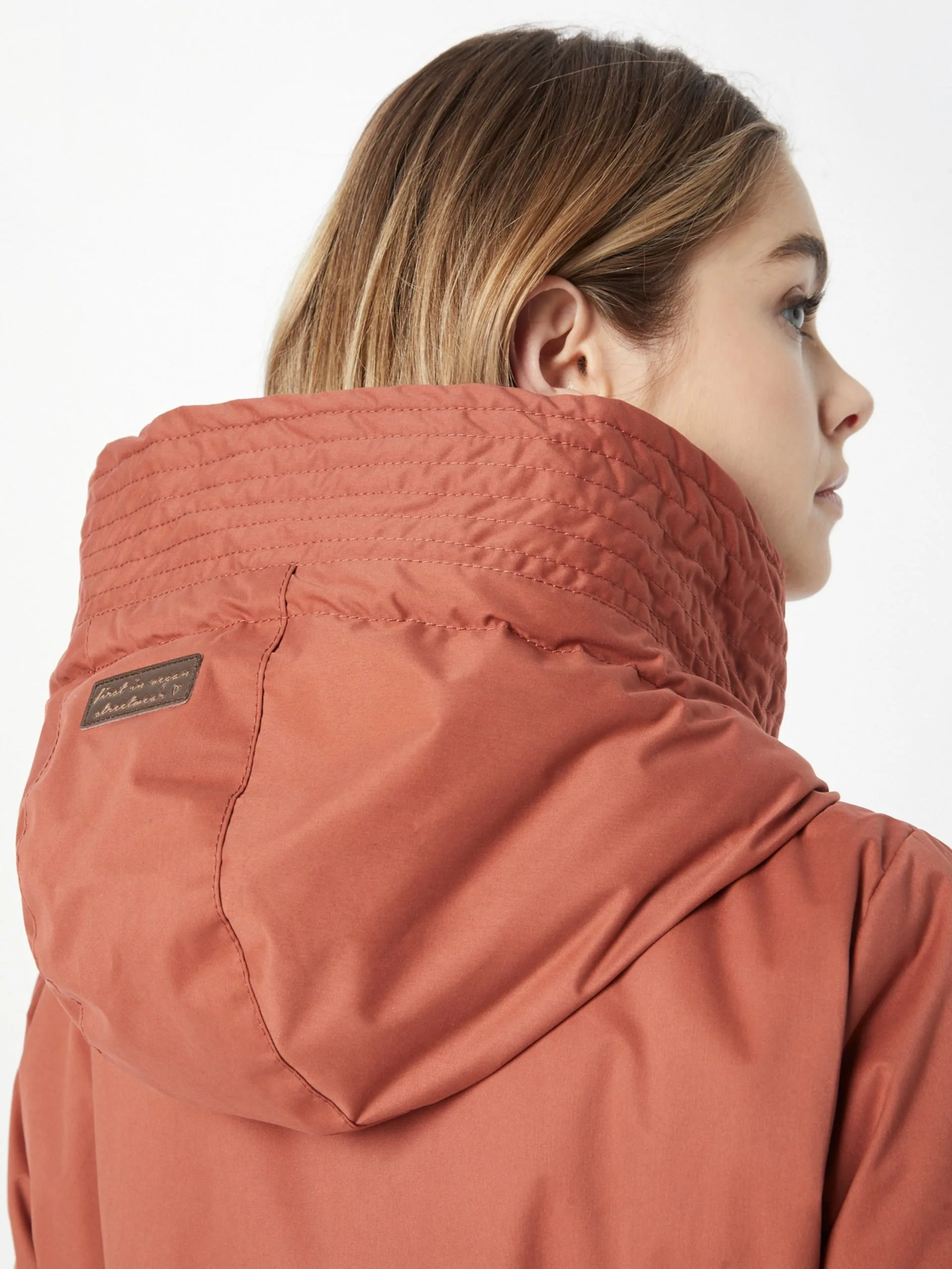 Ragwear Tussenjassen Tussenjas VANNESA Dames Roestbruin 2 Ragwear Tussenjassen Tussenjas VANNESA Dames Roestbruin - Afbeelding 2