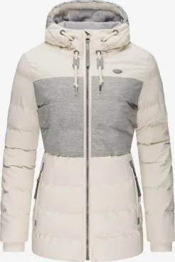 Ragwear Winterjassen Winterjas Quantic Dames Beige / Grijs Gemêleerd -Ragwear Verkoopwinkel d9a39c413fe571b69bf87a6c3ca7eeec