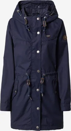 Ragwear Parkas Tussenparka Canny Dames Navy