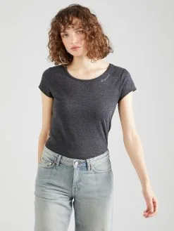 Ragwear T-shirts Shirt MINTT Dames Donkergrijs -Ragwear Verkoopwinkel e215808275aa771a510aff264b90a65e