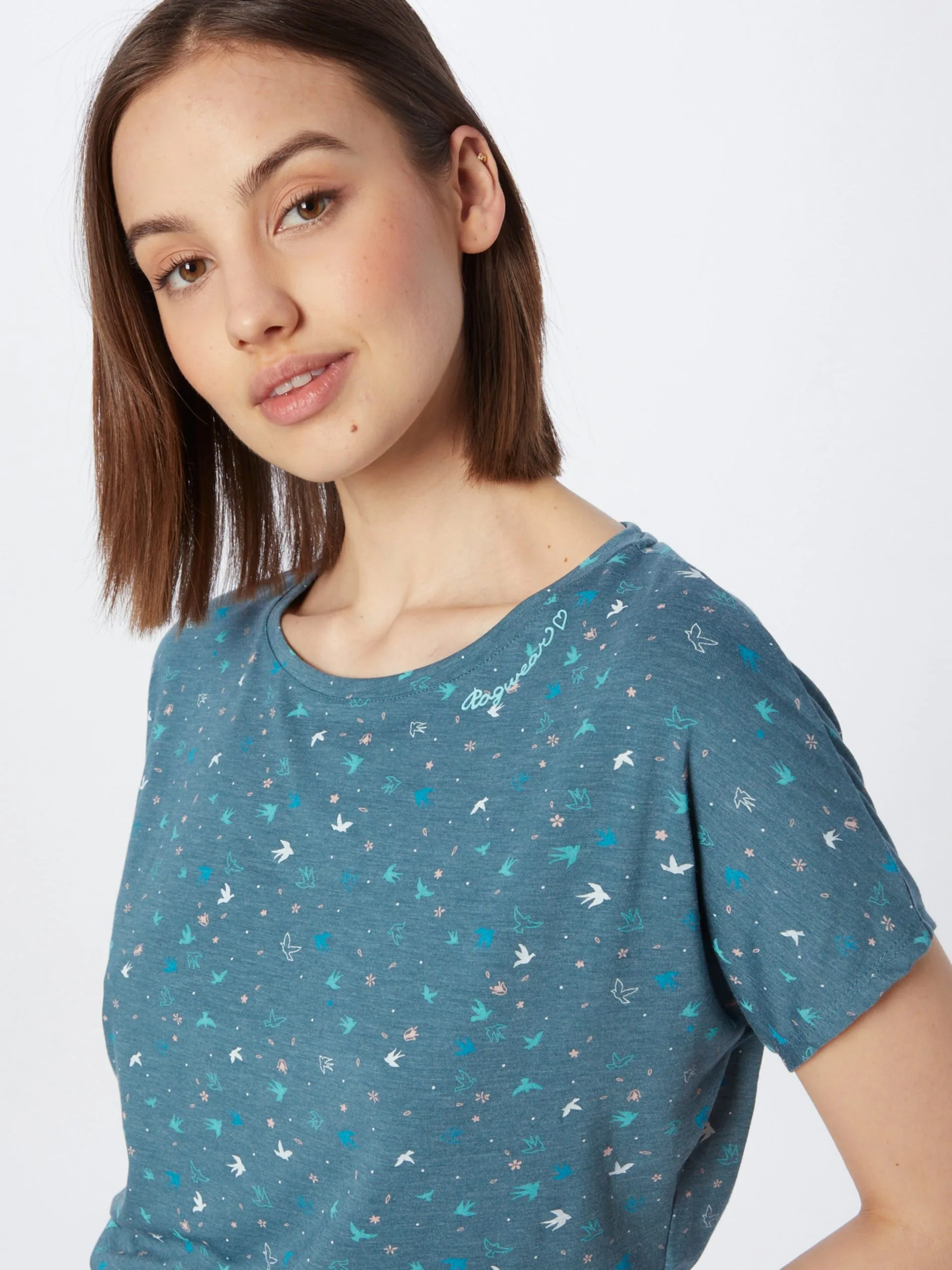 Ragwear T-shirts Shirt Dames Petrol / Jade Groen 2 Ragwear T-shirts Shirt Dames Petrol / Jade Groen - Afbeelding 2