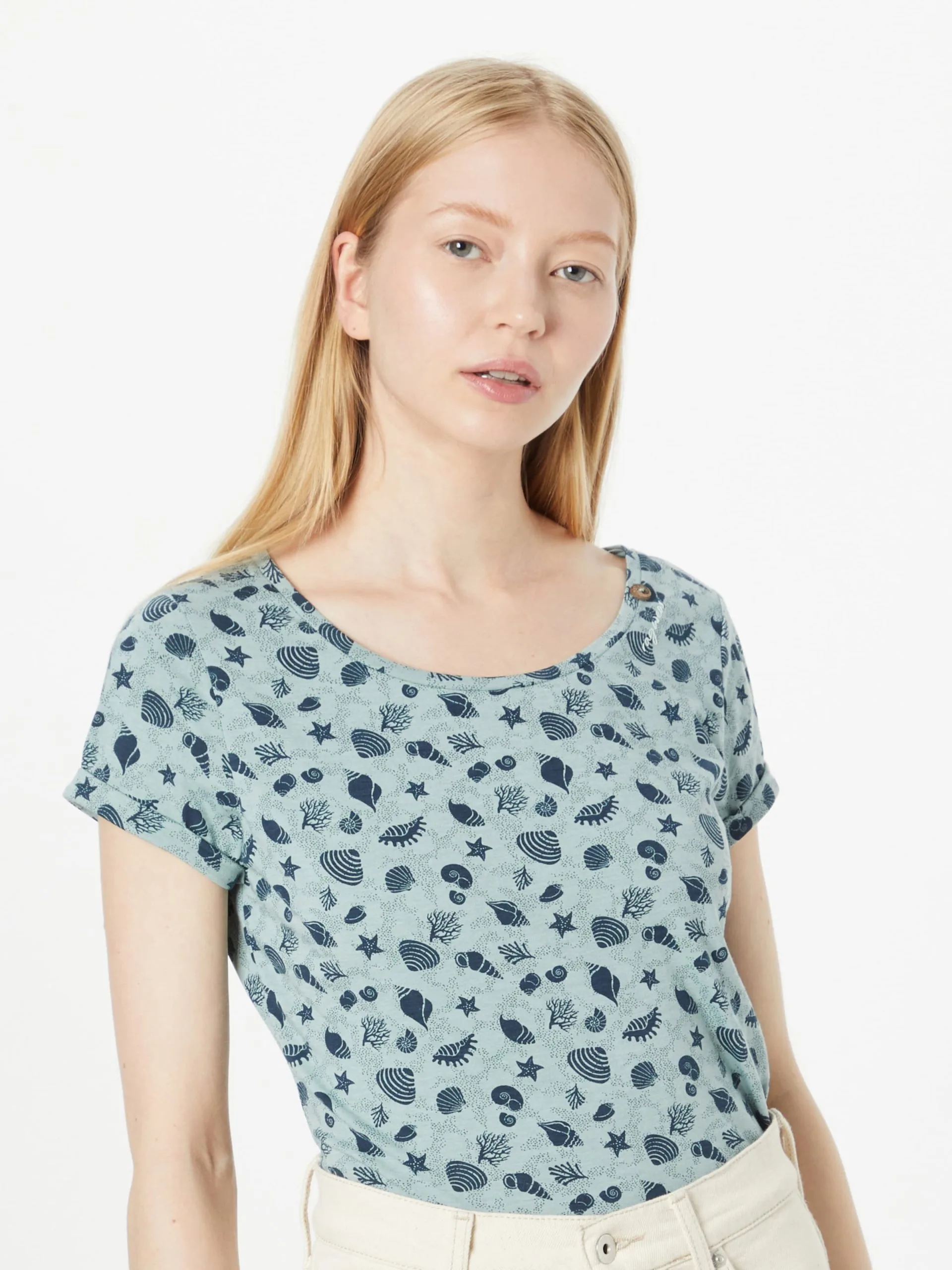 Ragwear T-shirts Shirt Dames Marine / Aqua 3 Ragwear T-shirts Shirt Dames Marine / Aqua - Afbeelding 3