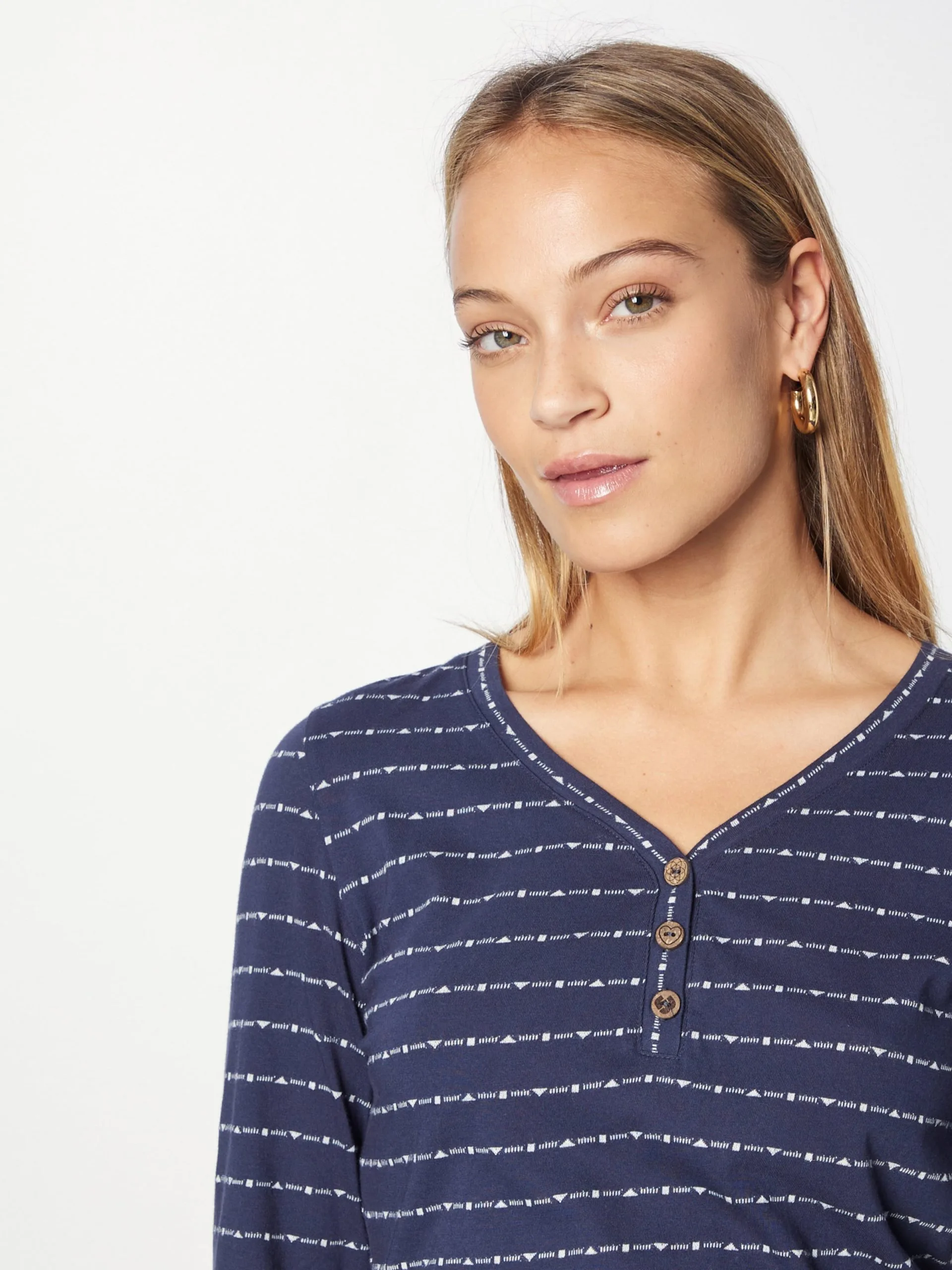 Ragwear Longsleeves Shirt PINKKI Dames Navy 2 Ragwear Longsleeves Shirt PINKKI Dames Navy - Afbeelding 2