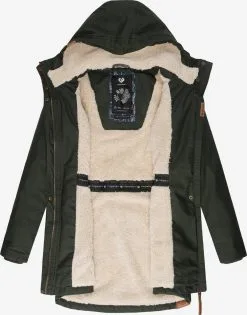 Ragwear Parkas Winterparka Elsie Dames Donkergroen -Ragwear Verkoopwinkel f0739fac0a5bada6530a2f9221053914