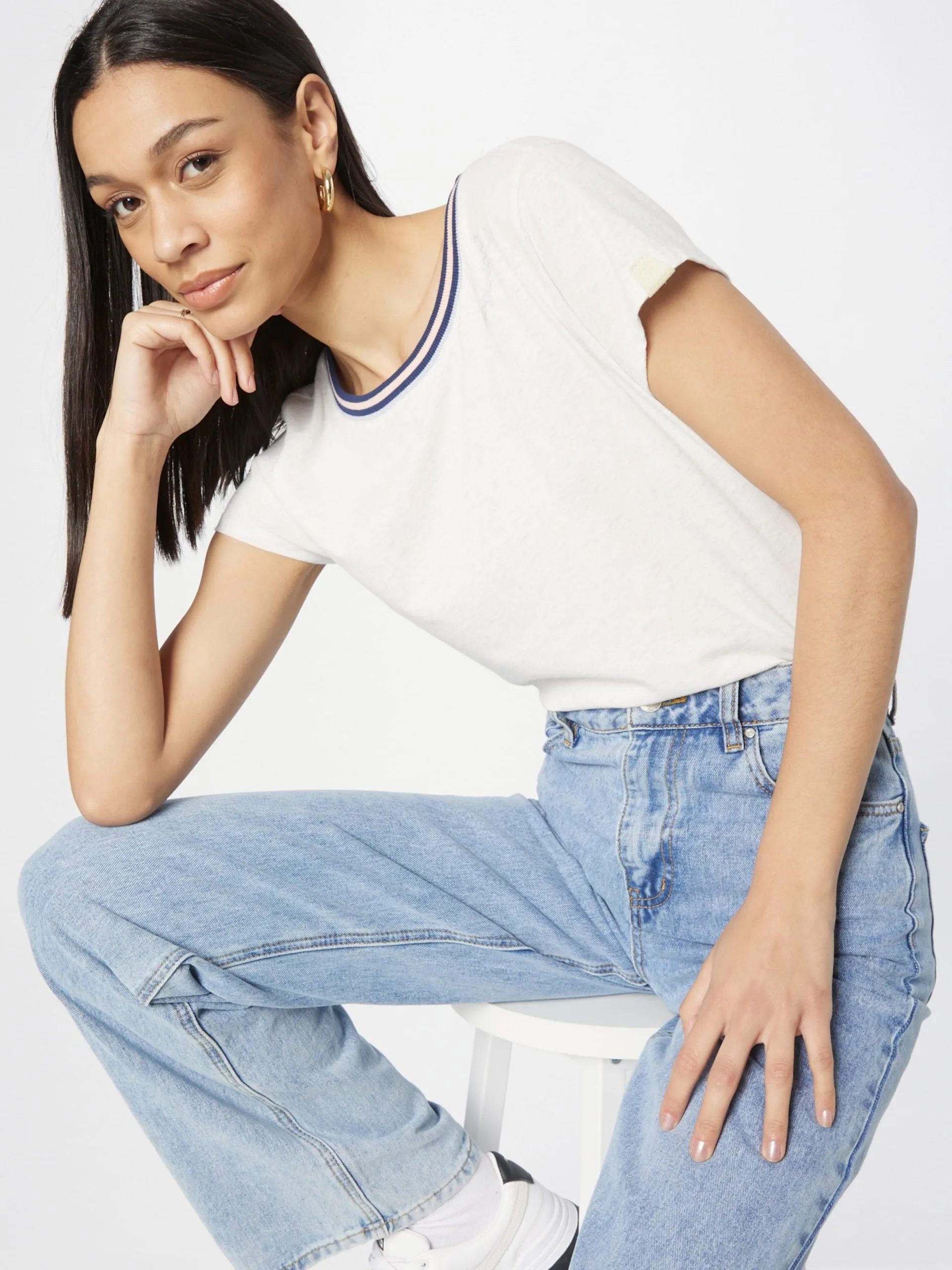 Ragwear T-shirts Shirt BOHEAM Dames Wit 2 Ragwear T-shirts Shirt BOHEAM Dames Wit - Afbeelding 2