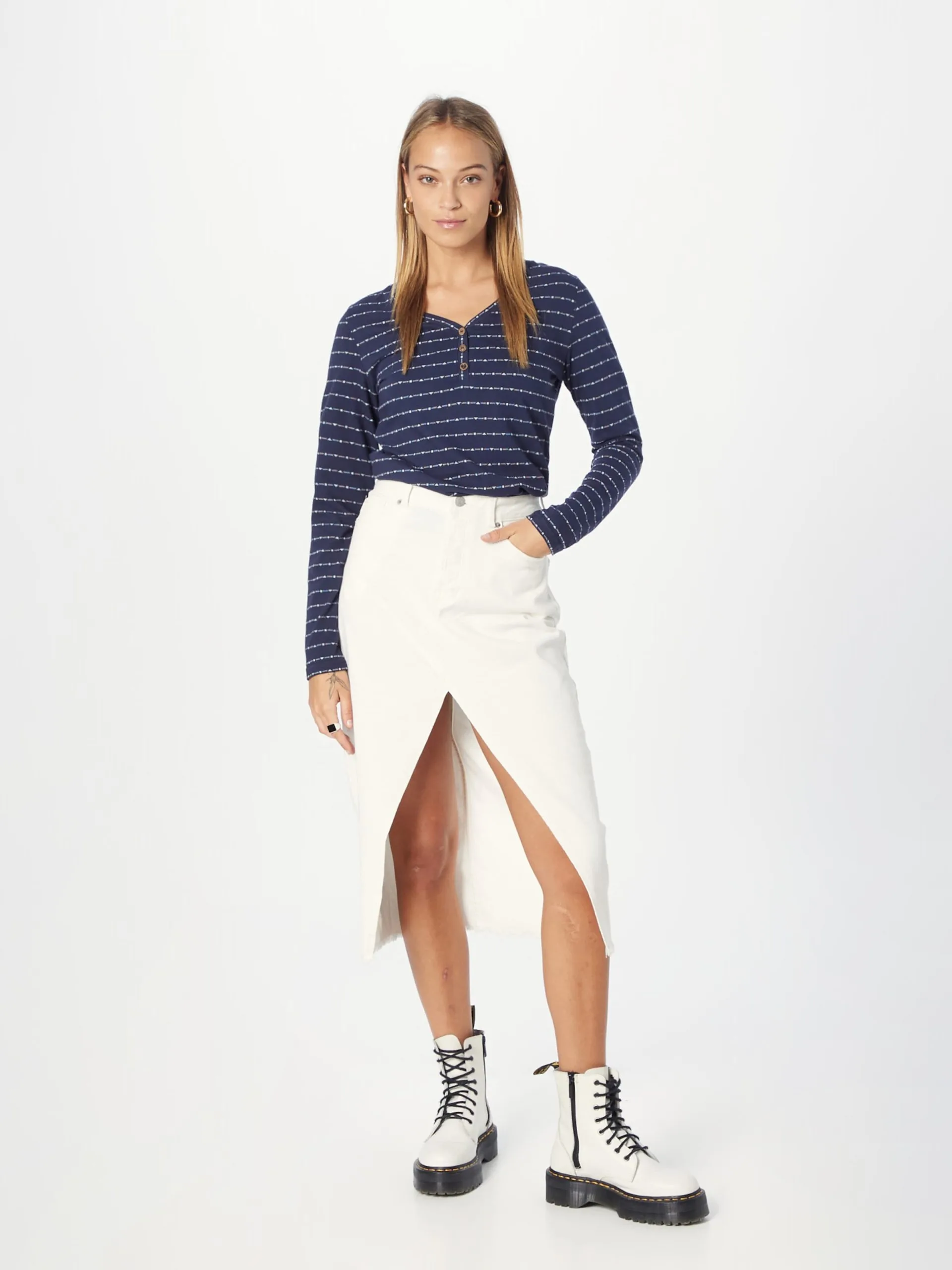 Ragwear Longsleeves Shirt PINKKI Dames Navy 5 Ragwear Longsleeves Shirt PINKKI Dames Navy - Afbeelding 5