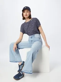 Ragwear T-shirts Shirt Dames Navy / Lichtblauw -Ragwear Verkoopwinkel f2fe338b10c94af4a5cd67b96ecd9915