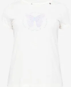 T-shirts Shirt FLORAH Dames Wit