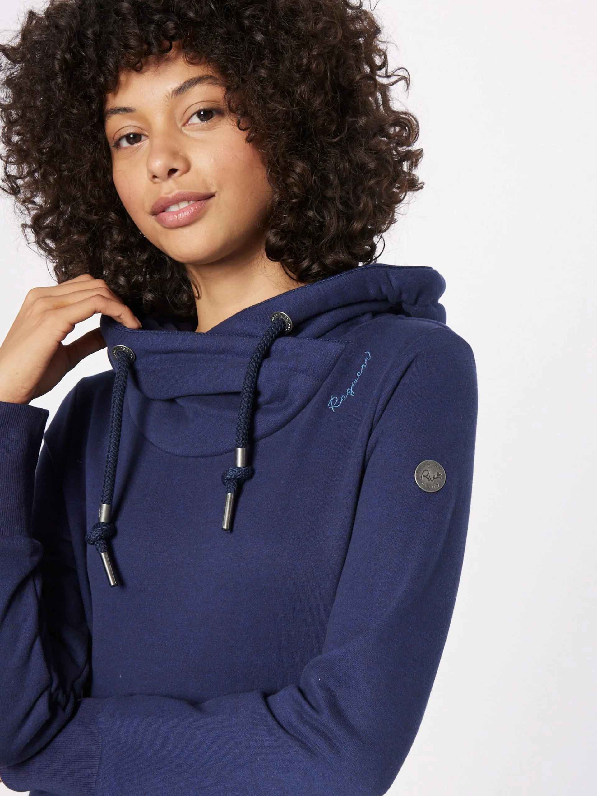 Ragwear Hoodies Sweatshirt GRIPY BOLD Dames Indigo / Azuur 2 Ragwear Hoodies Sweatshirt GRIPY BOLD Dames Indigo / Azuur - Afbeelding 2