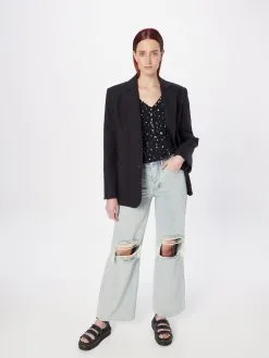 Ragwear Blouse Tops Blouse SALTTY Dames Zwart -Ragwear Verkoopwinkel f9bbeccb83c8f7019efe059d550a0793