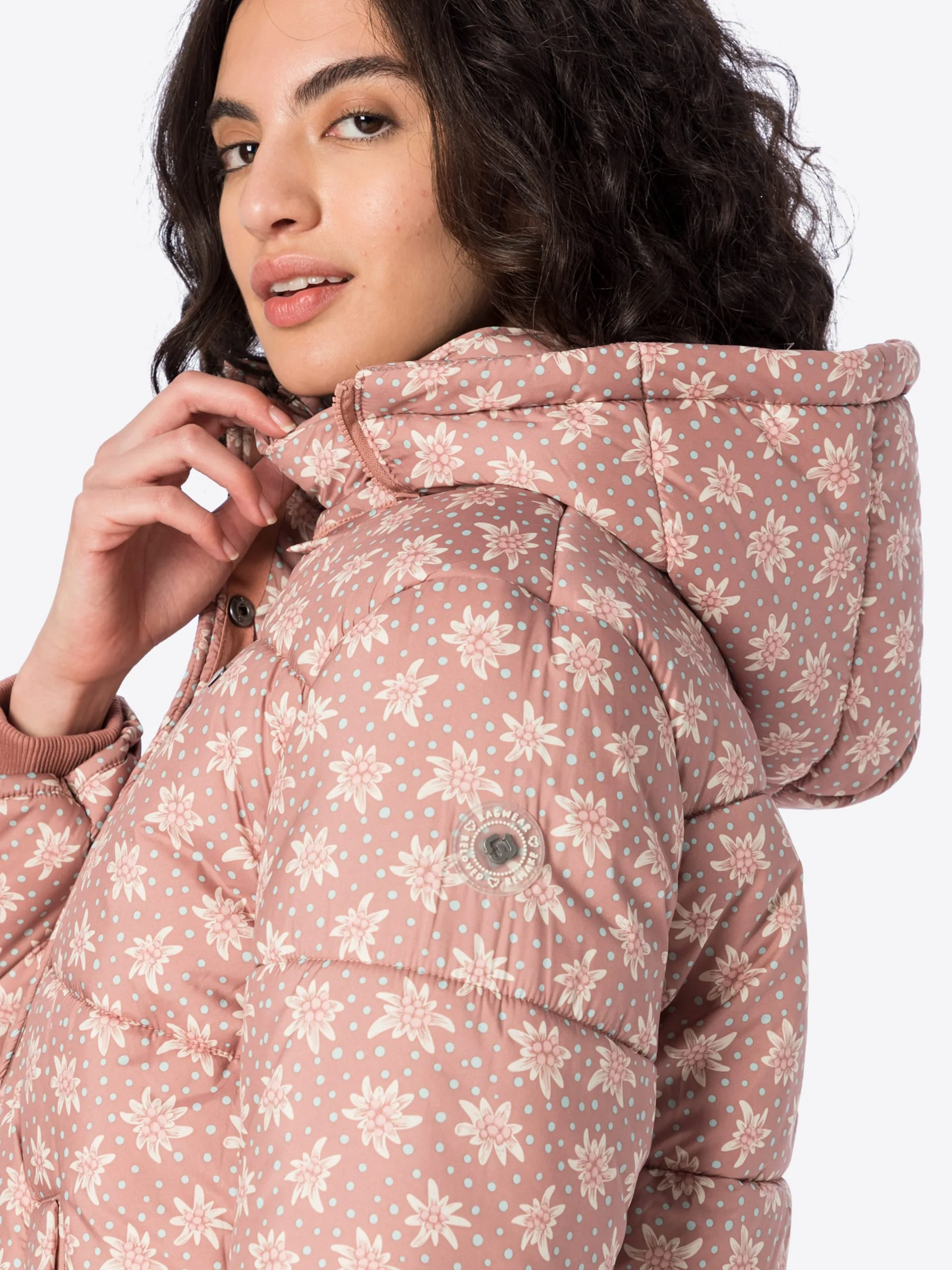 Ragwear Tussenjassen Tussenjas RELIVE REMAKE Dames Nude / Donkerbeige 2 Ragwear Tussenjassen Tussenjas RELIVE REMAKE Dames Nude / Donkerbeige - Afbeelding 2