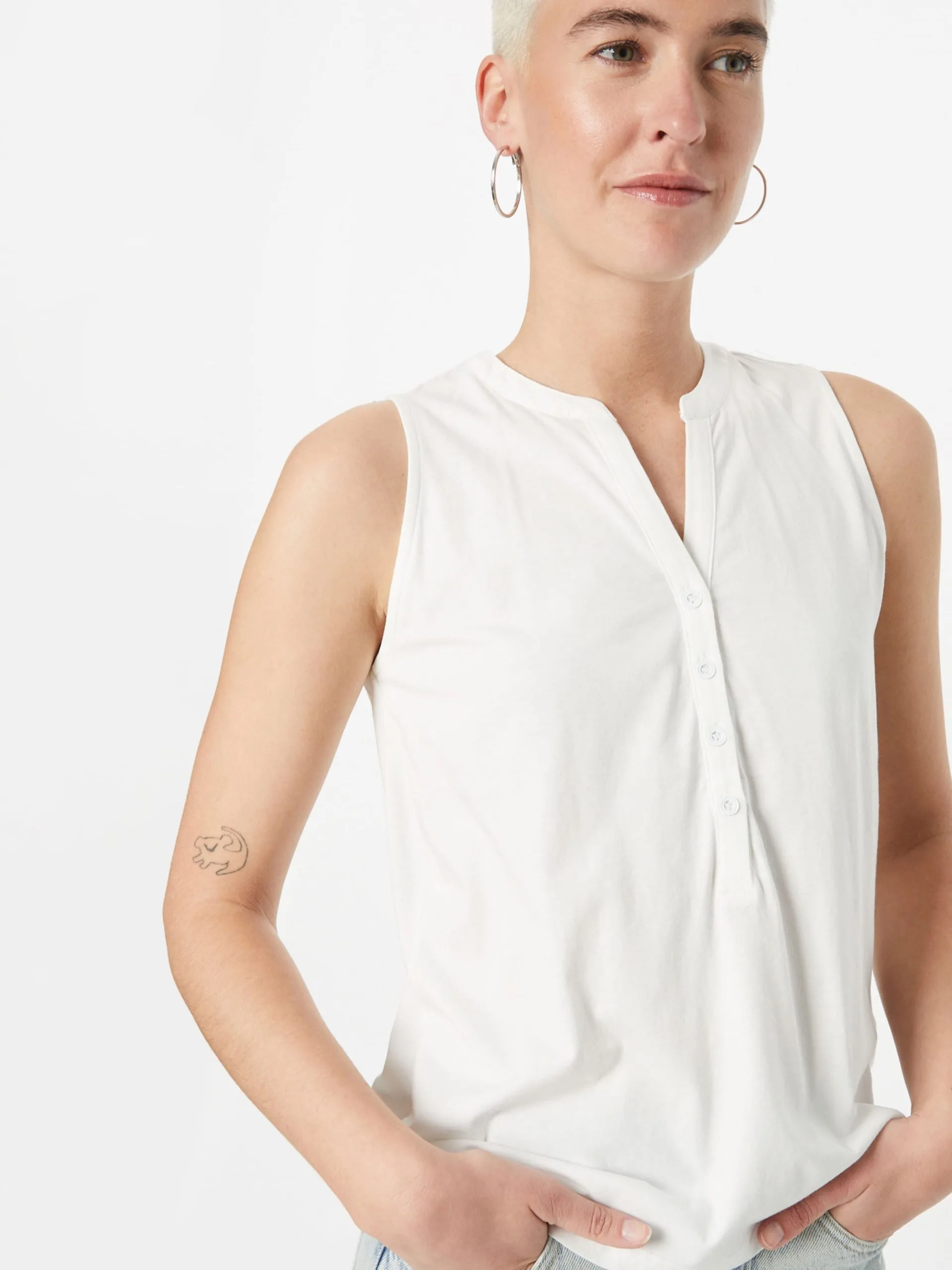 Ragwear Blouse Tops Blouse RONKA Dames Wit 2 Ragwear Blouse Tops Blouse RONKA Dames Wit - Afbeelding 2