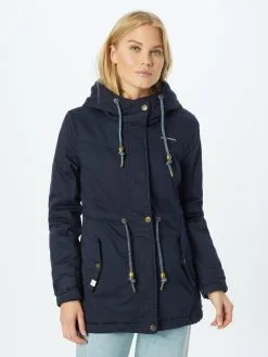 Ragwear Parkas Tussenparka RAQUELA Dames Navy -Ragwear Verkoopwinkel fd5267ec3238242846068d79eb82f9ab