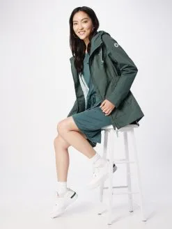 Ragwear Tussenjassen Tussenjas YAGUAR Dames Smaragd -Ragwear Verkoopwinkel ffd46ad4753e654b6850a3004325110b